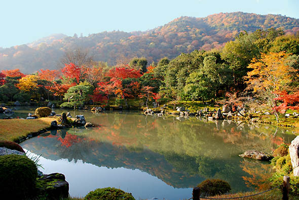 天竜寺曹源池